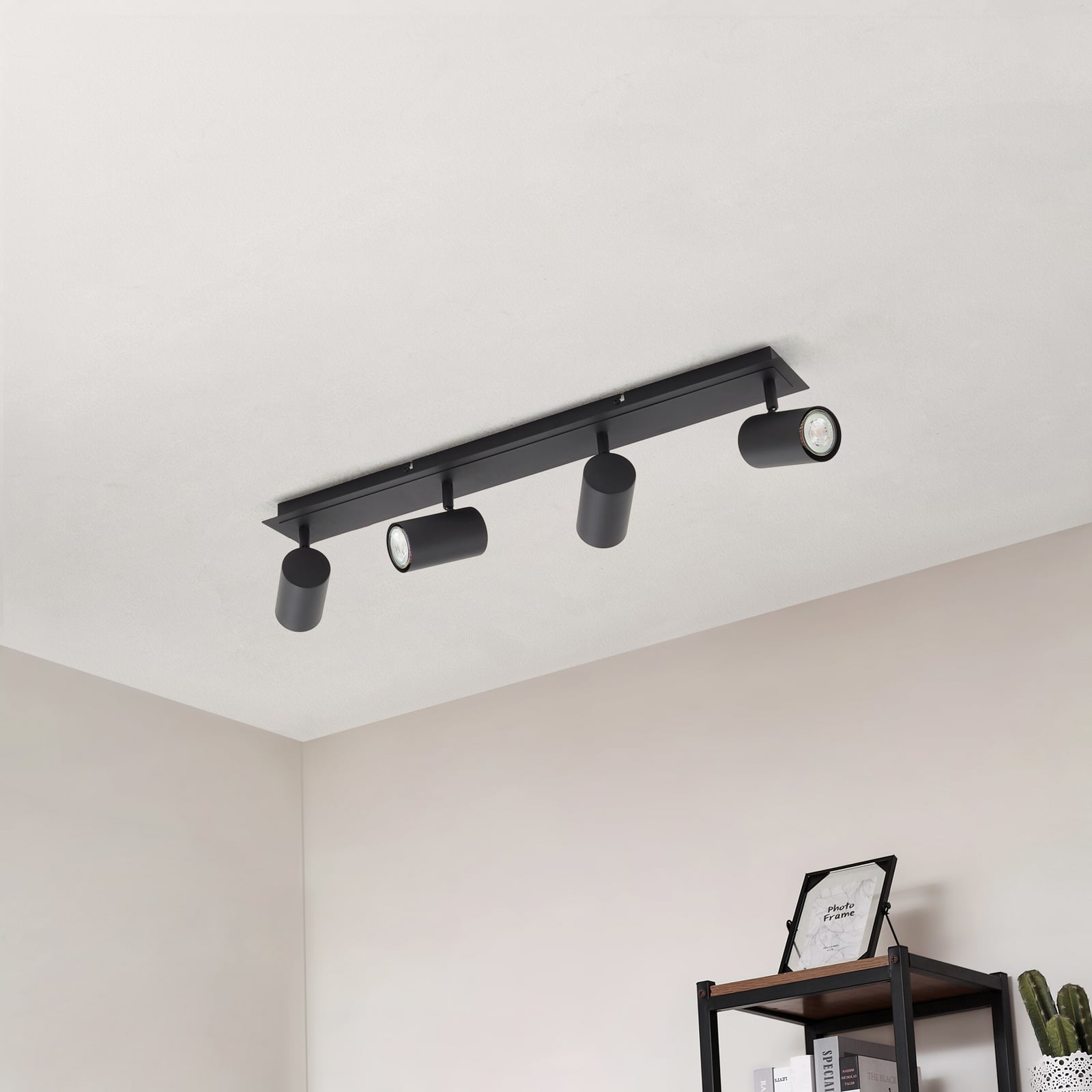 Lindby Joffrey Deckenstrahler Deckenlampe Deckenleuchte Lampe 4-fl 70 cm schwarz - 4251911728514