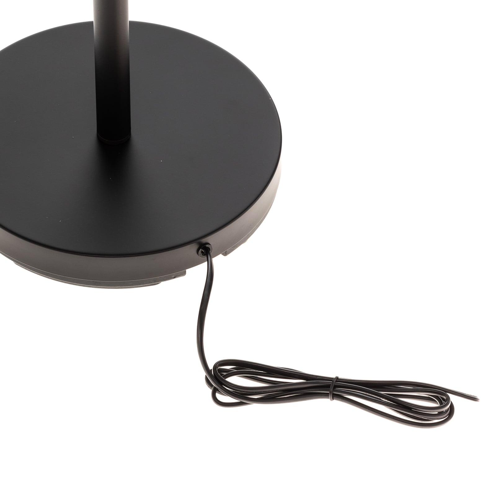 Lindby Stehleuchte Irmino LED Lampe mit Rauchglasschirmen schwarz matt 180cm - 4251911751055
