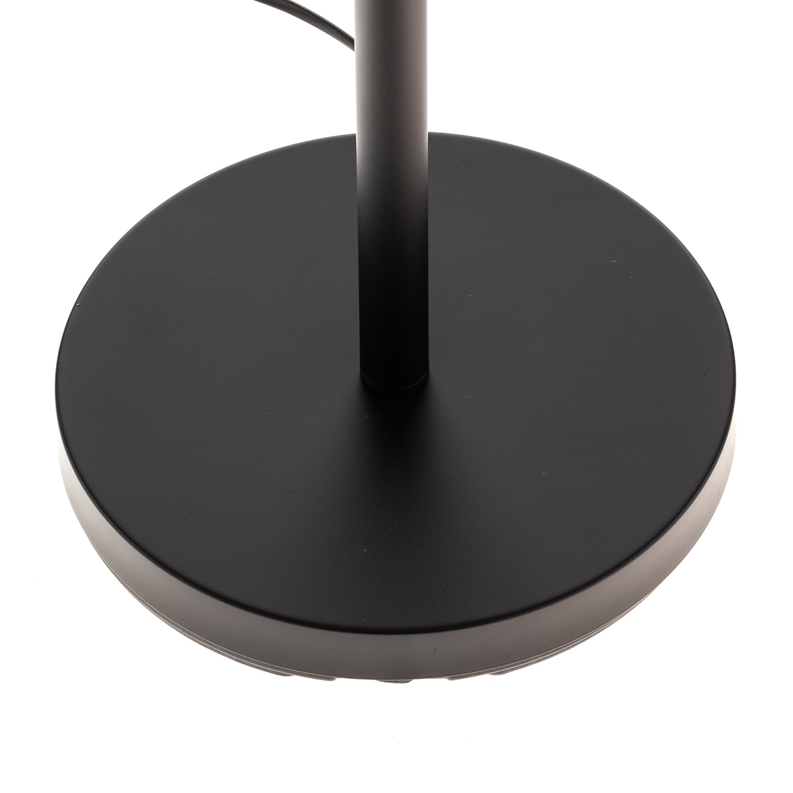 Lindby Stehleuchte Irmino LED Lampe mit Rauchglasschirmen schwarz matt 180cm - 4251911751055