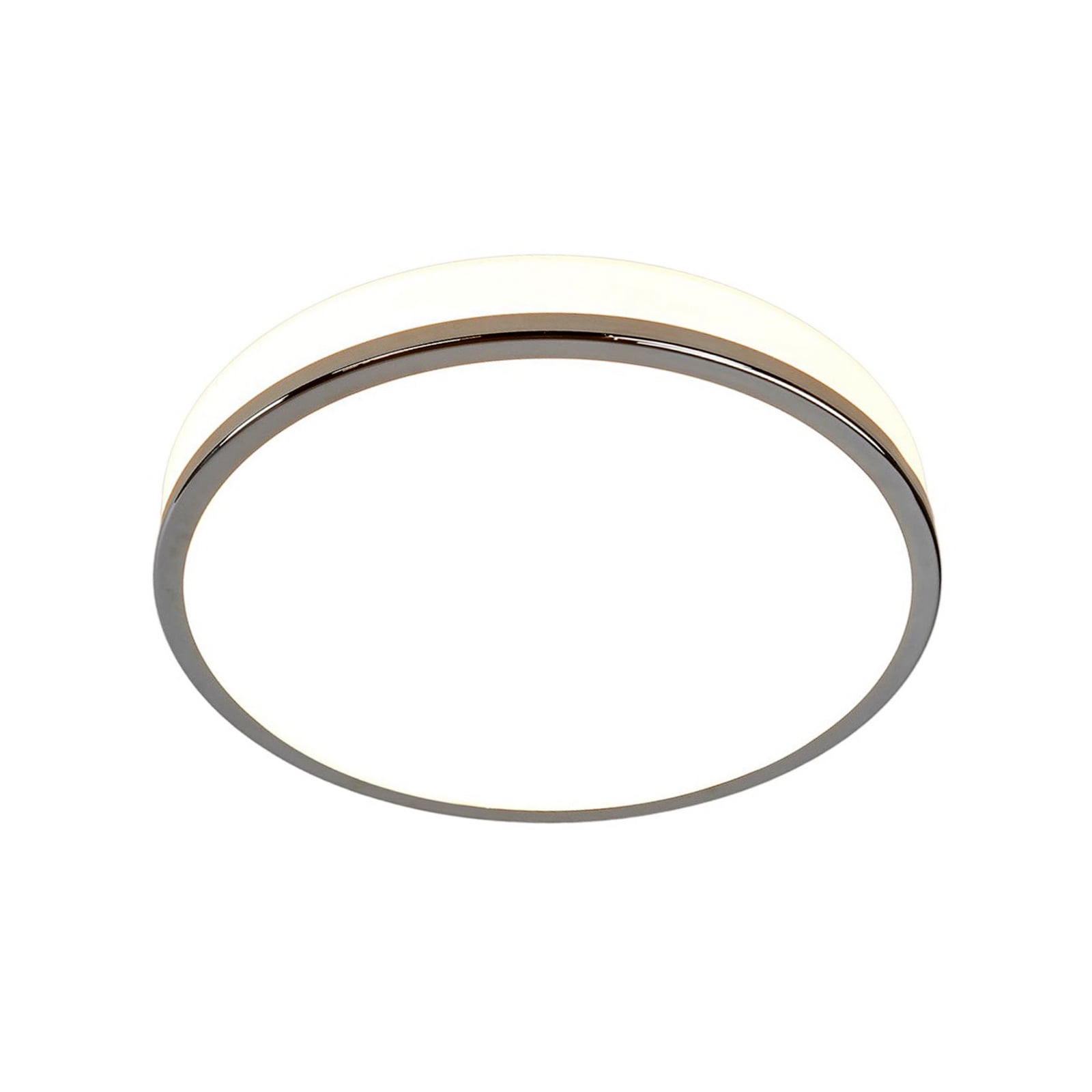 Lindby Deckenlampe Deckenleuchte Lyss LED Lampe Leuchte chrom Ø28cm IP44 - 4251096530575