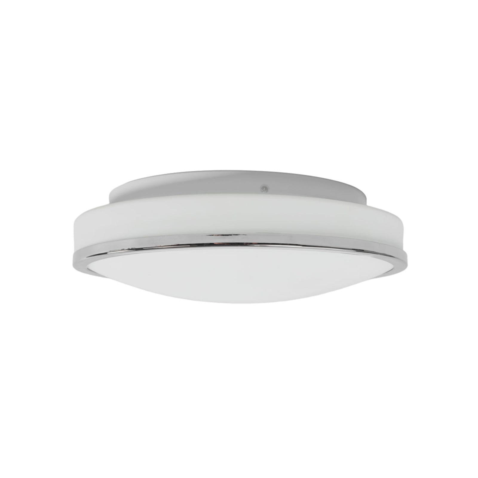 Lindby Deckenlampe Deckenleuchte Lyss LED Lampe Leuchte chrom Ø28cm IP44 - 4251096530575