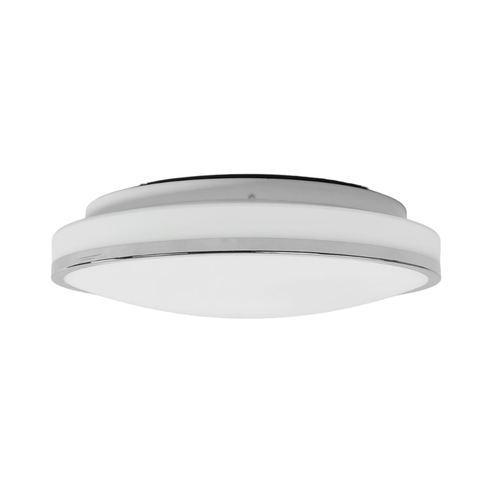 Lindby Deckenleuchte Lyss LED Lampe Badezimmerleuchte chromfarben IP44 Ø34cm - 4251096530582