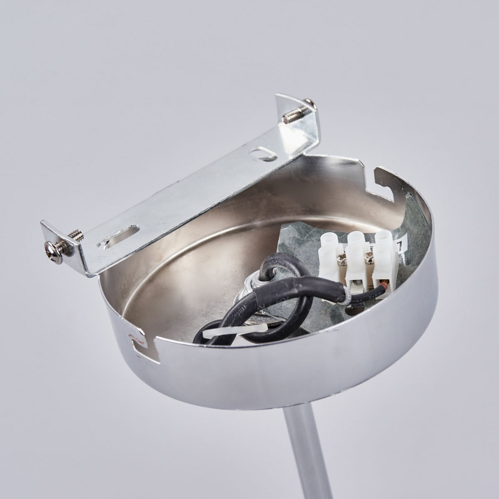 Lindby Deckenleuchte Melia LED Lampe Leuchte dimmbar schwarz braun Ø56cm - 4251096525786