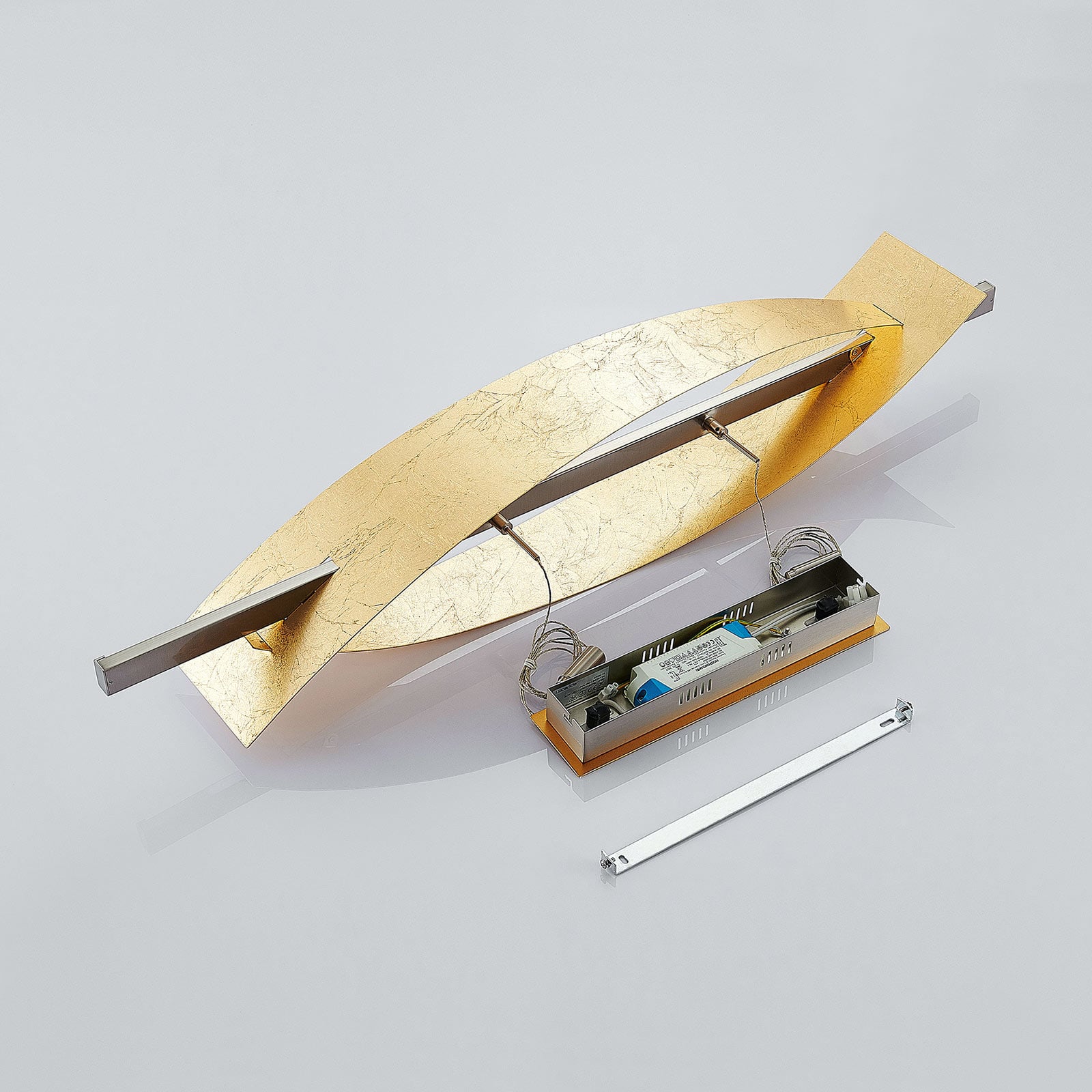 Lucande Hängeleuchte Pendelleuchte Marija LED dimmbar goldfarben 101cm Leuchte - 4251096552683