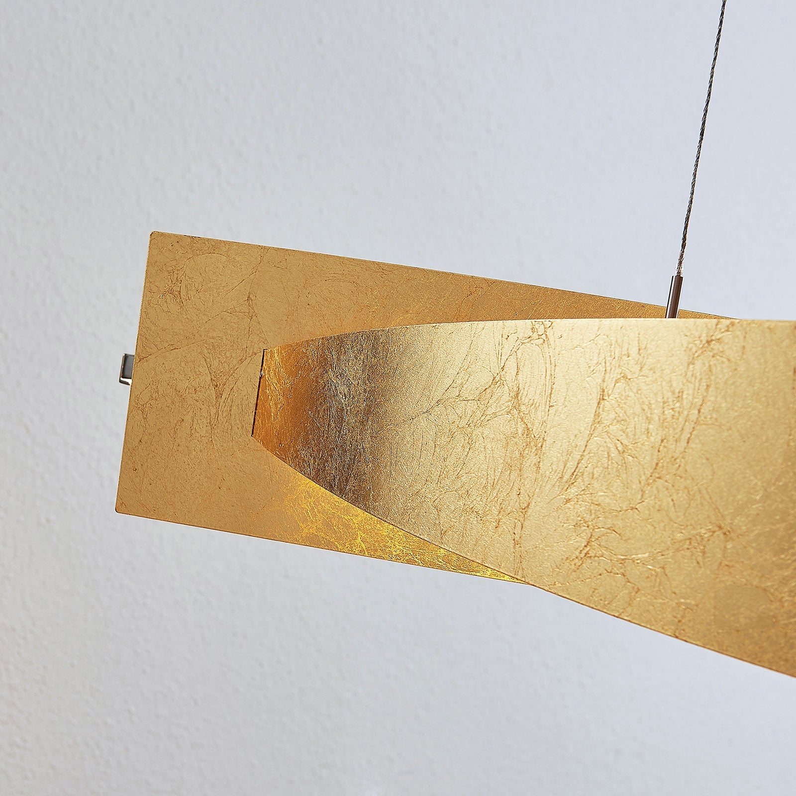 Lucande Hängeleuchte Pendelleuchte Marija LED dimmbar goldfarben 101cm Leuchte - 4251096552683