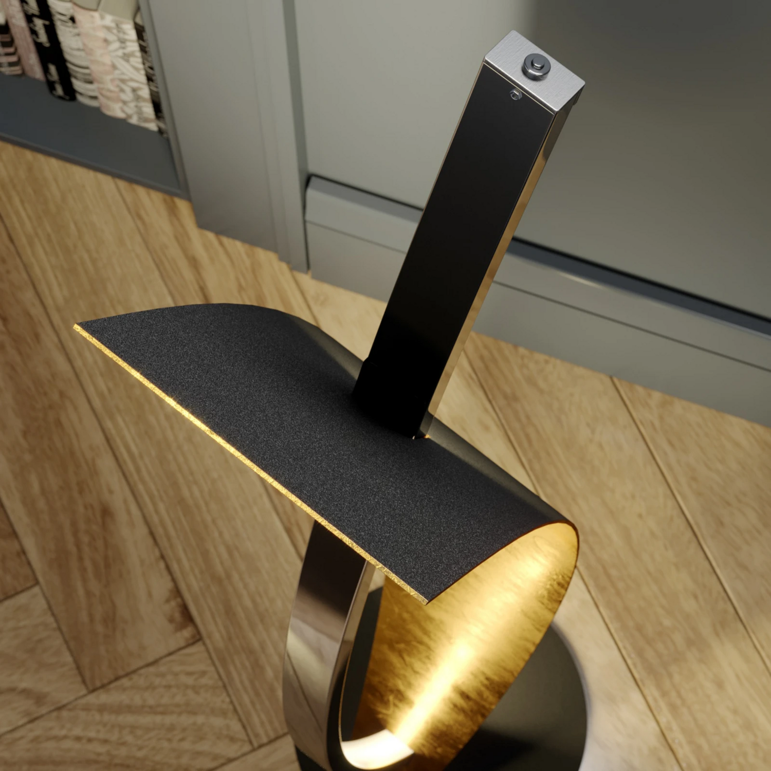 B-Ware Lucande Led Stehleuchte Marija Wohnzimmerleuchte Lampe Schwarz Metall H140 Cm - 9639123