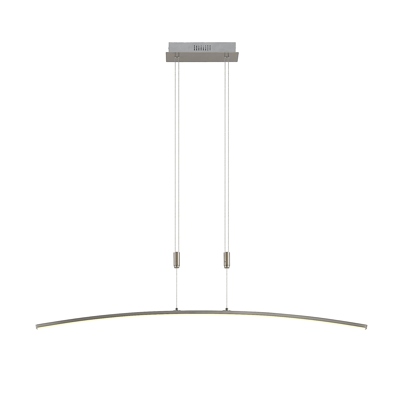 Lindby Hängeleuchte Pendelleuchte Phillie LED dimmbar höhenverstellbar nickel - 4251096587524