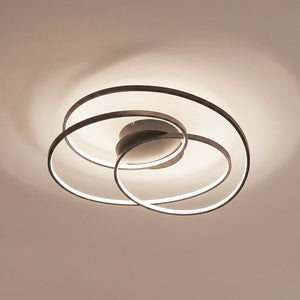 B-Ware Lindby Deckenleuchte Kateryna LED dimmbar Hängeleuchte Lampe schwarz Ø60cm