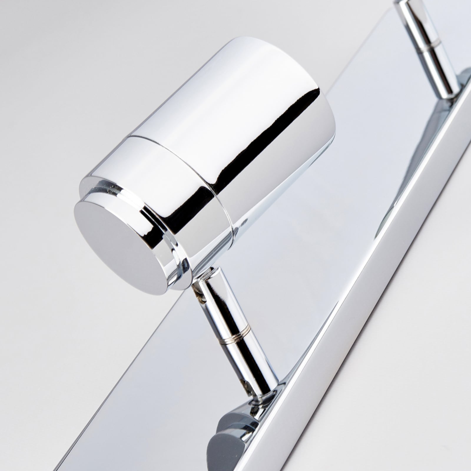 Lindby Deckenleuchte Dejan LED Lampe 3-flg dimmbar chrom IP44 65x9cm Badezimmer - 6291106550887