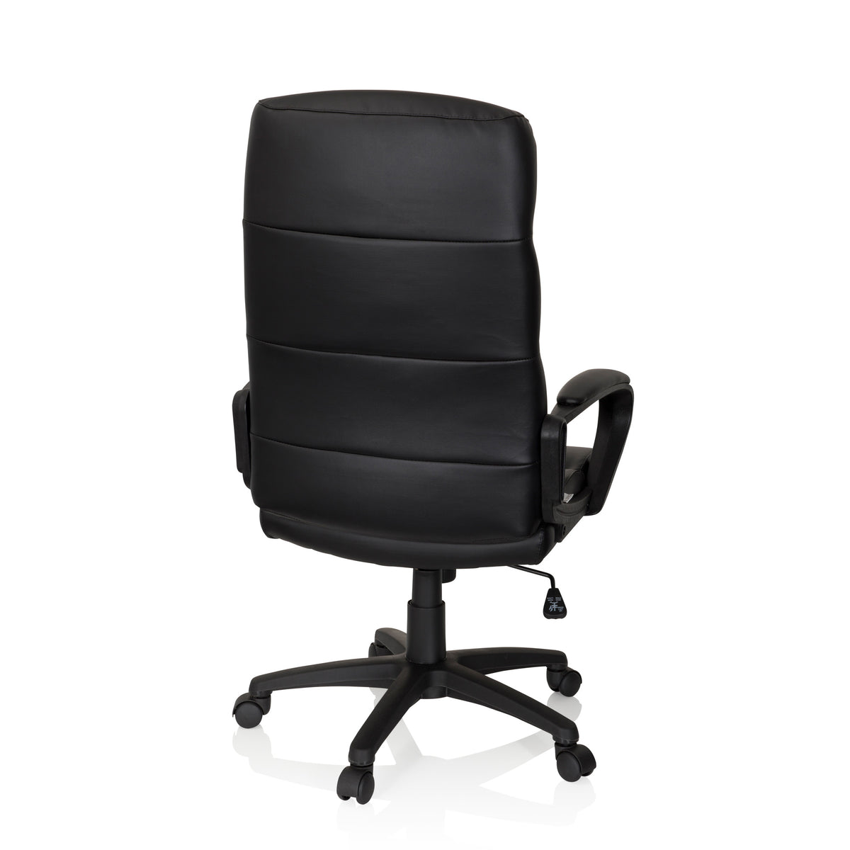 hjh OFFICE Bürostuhl Chefsessel FUTURA 100 Kunstleder schwarz ergonomisch 110kg - 4251084676155