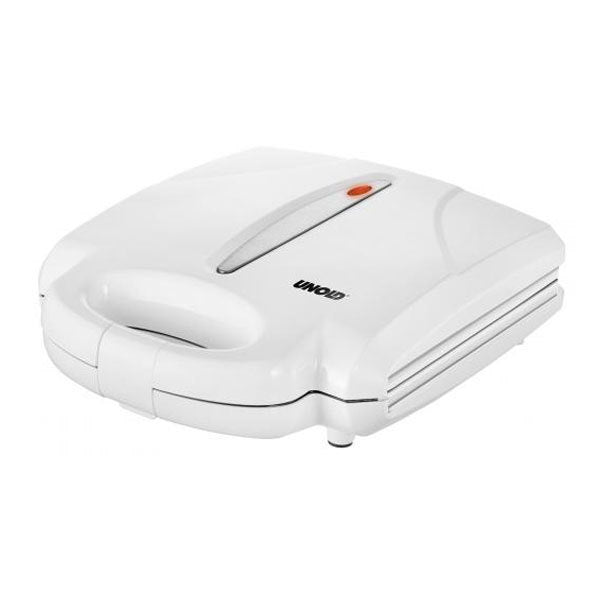 Unold Waffeleisen Backgerät Zaubernuss Kontrollleuchte klappbar Antihaft Weiß - 4011689483608