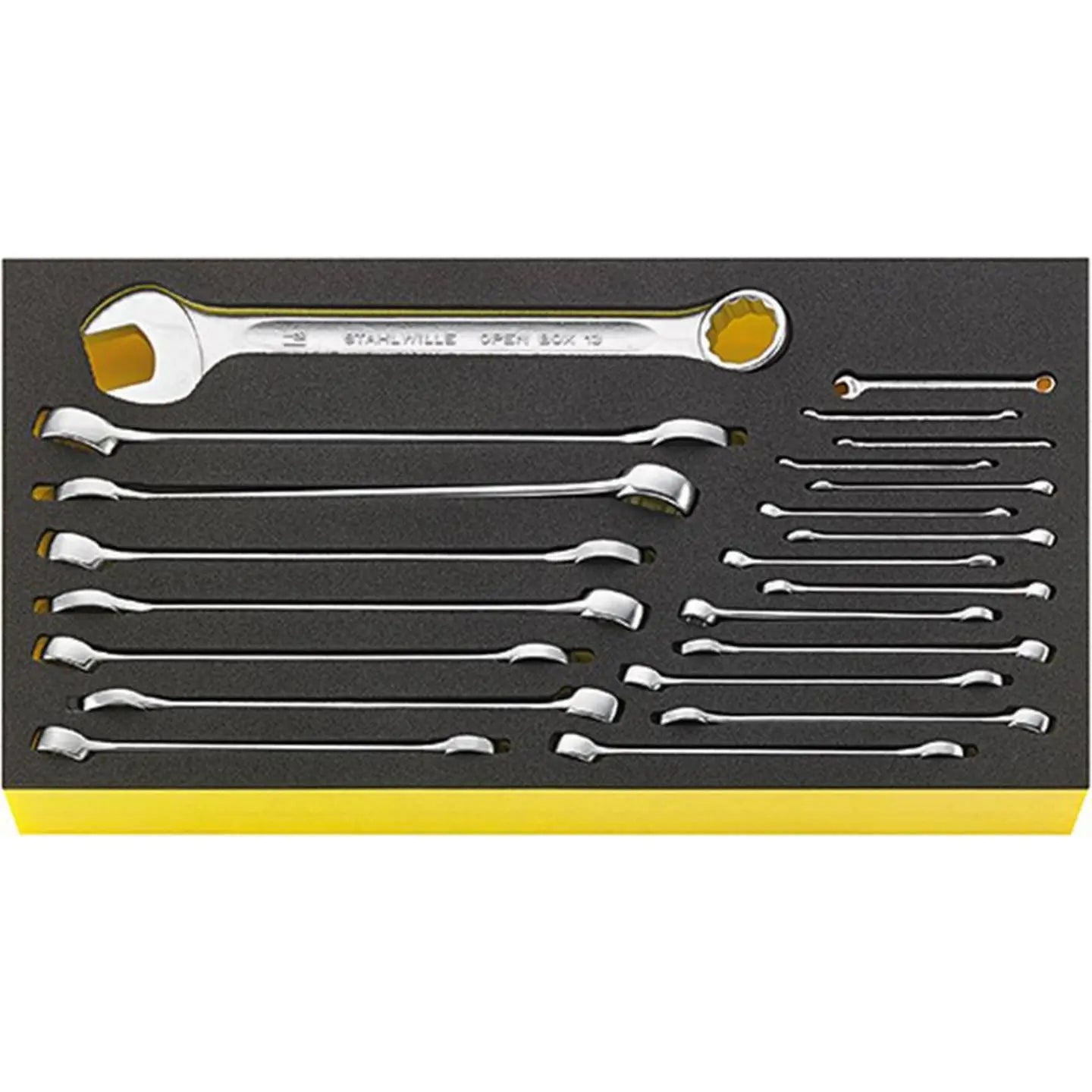 B-Ware Stahlwille Ring Maulschlüssel Set Werkzeugschlüssel Tcs Werkstattwagen 22 Teilig - 4018754248803