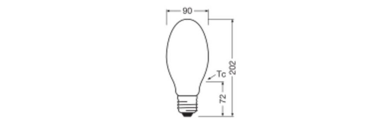 B-Ware Ledvance Hql Led Fil V E40 Leuchtmittel 5400lm Extra Warmweiß Ersatz Für 125 W