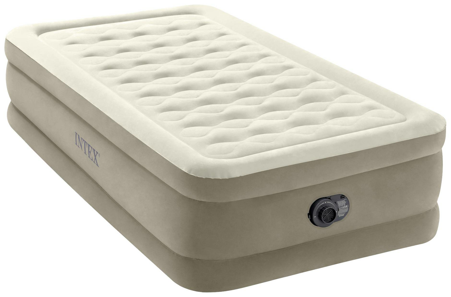 B-Ware Intex Luftbett Dura Beam Ultra Plush Twin Luftmatratze Luft Bett 220 V Pumpe Bra101