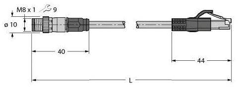 Turck 6934942 Sensor-/Aktor-Steckverbinder Steckverbinder konfektioniert 1 St.