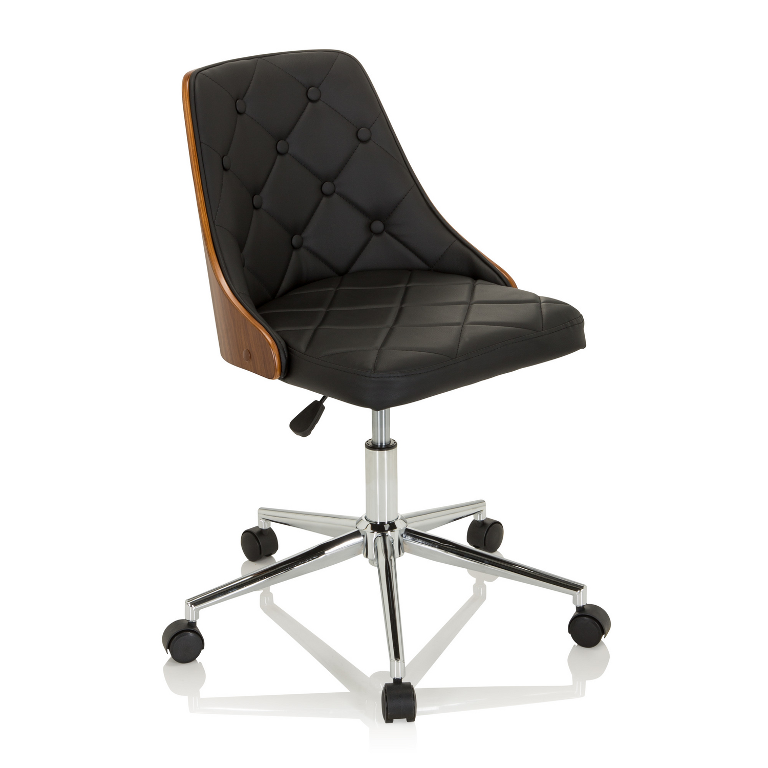 Hjh Office Bürostuhl Chefsessel Cenca Kunstleder Schwarz Stuhl Büromöbel Möbel B-Ware - 4064323017103