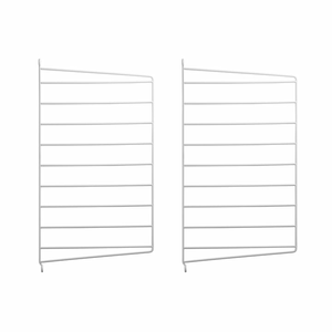 B-Ware String Wandleiter Für String Regal Drahtleiter Halterung 50x30 Cm 2er Set Weiß