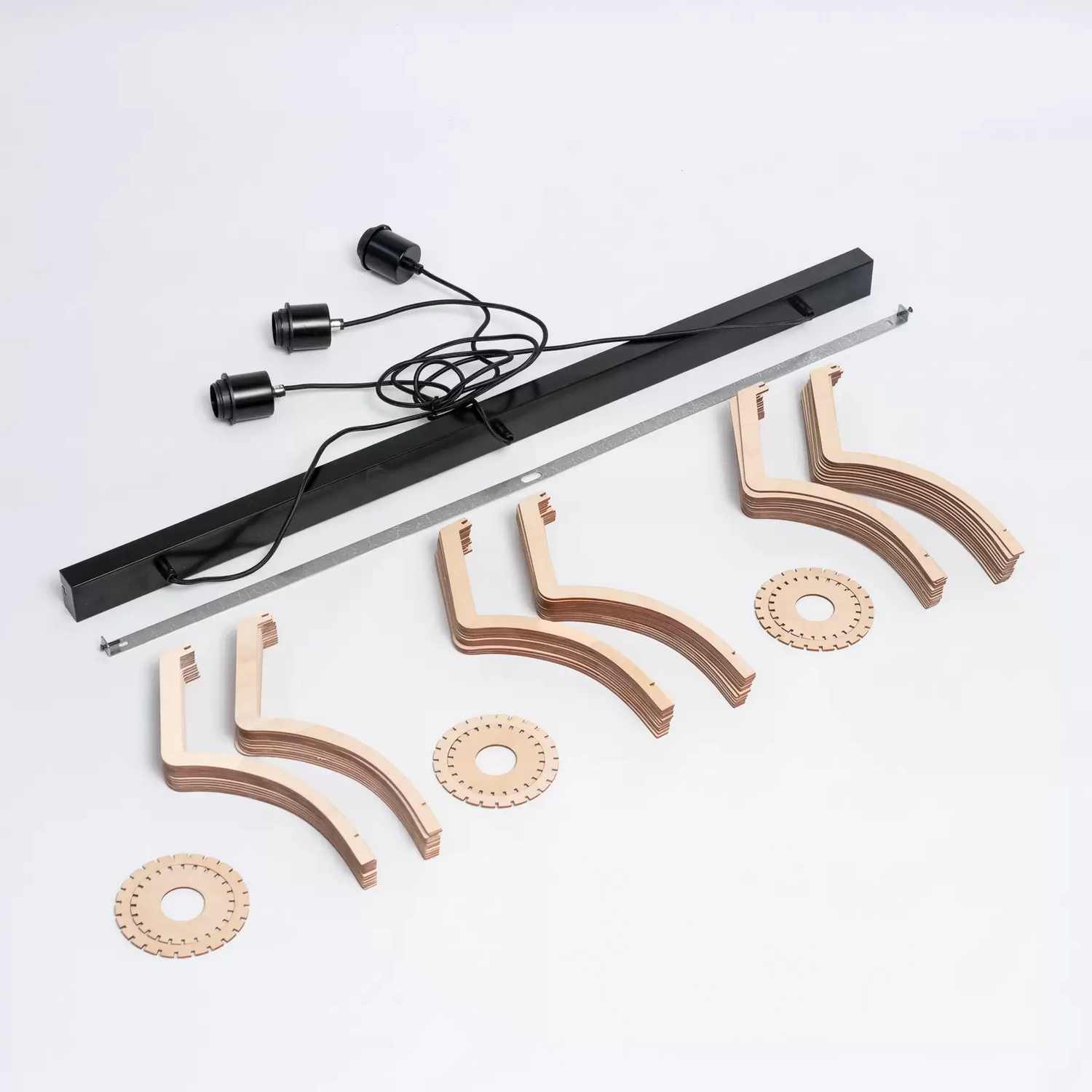 Envostar Floj Hängelampe Birkensperrholz 3 Flammig Hängeleuchte Leuchte Lampe B-Ware - 4251911724134