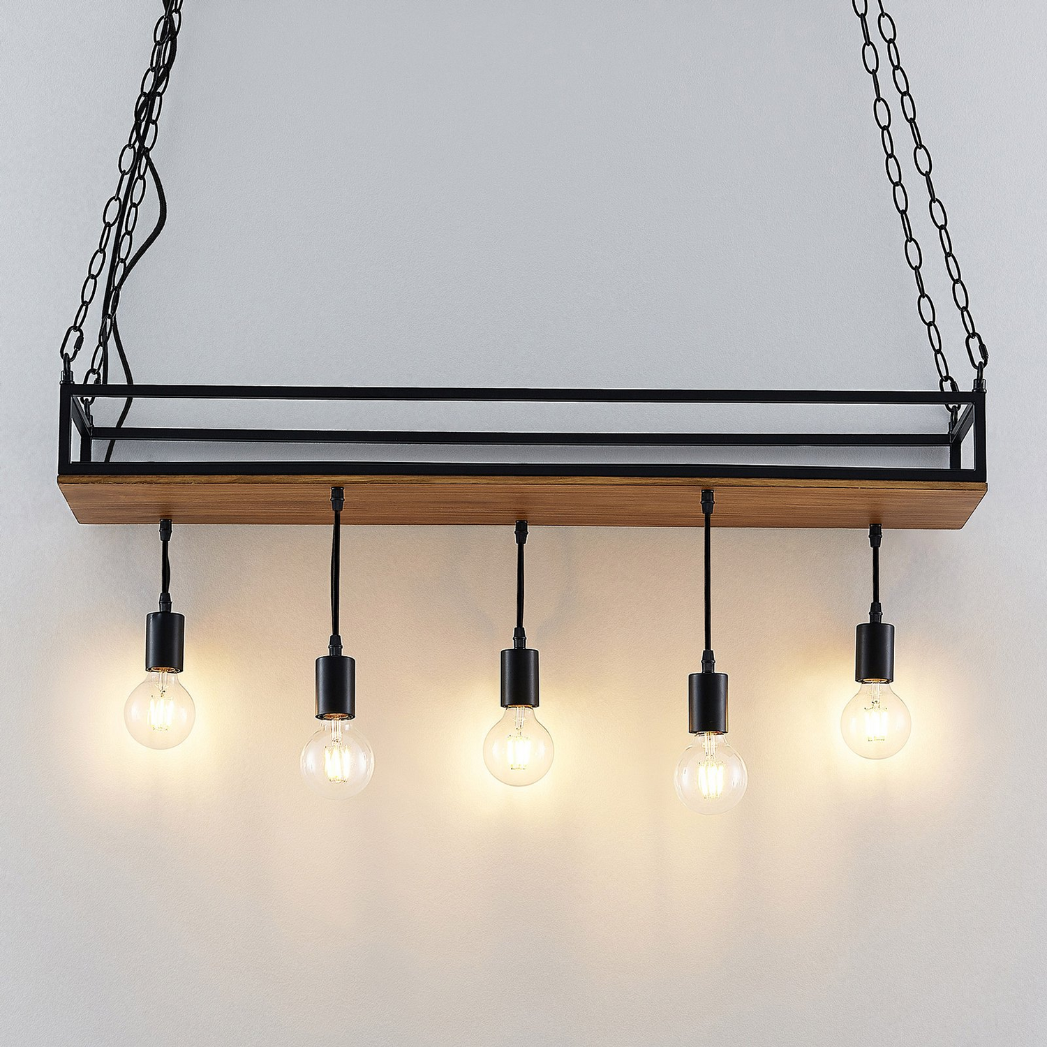 B-Ware Lindby Kirista Pendelleuchte Hängeleuchte Deckenleuchte Lampe Leuchte 5 Flamm230