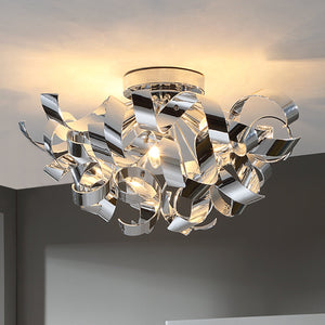 B-Ware Lindby Deckenlampe Elviro Wohnzimmerleuchte Deckenlampe Hängelampe E14 chrom