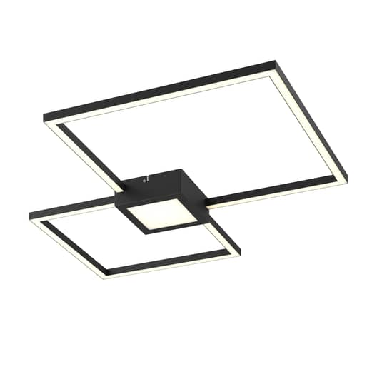 Lindby Duetto LED-Deckenlampe Deckenlampe Deko-Deckenlicht LED anthrazit 28 W