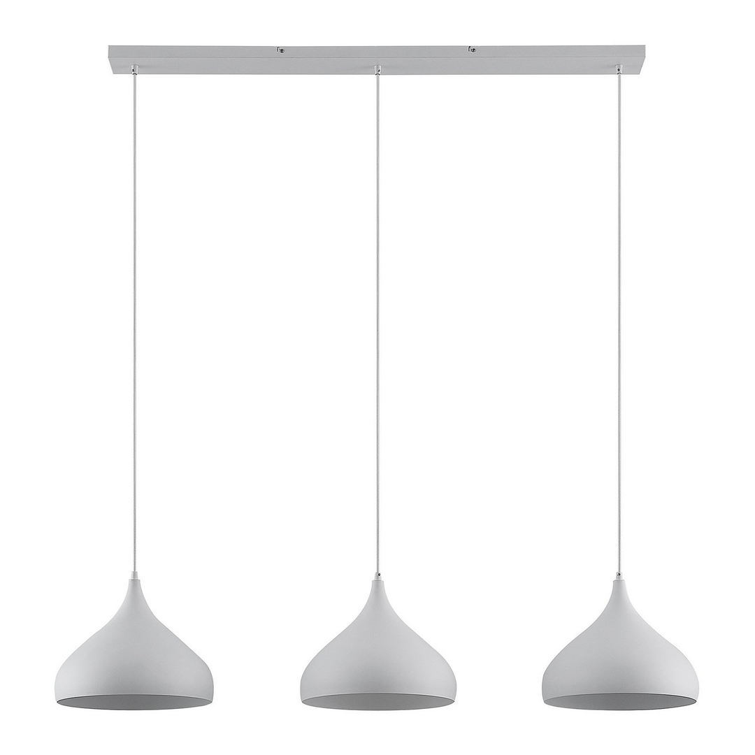 Lindby Elamira Pendelleuchte Deckenlampe Hängeleuchte Lampe 3 Fl E27 Weiß M899 B-Ware