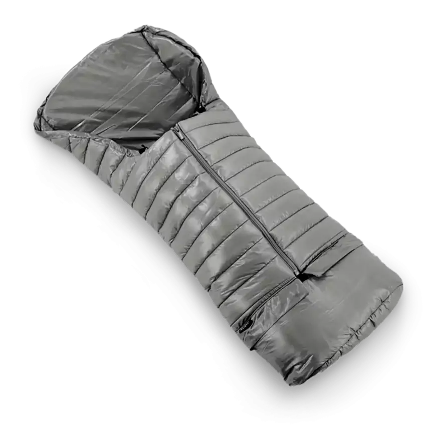 Leclercbaby Fußsack Spring Grau Kinderwagen-Zubehör Fußsack Decke Buggy-Zubehör