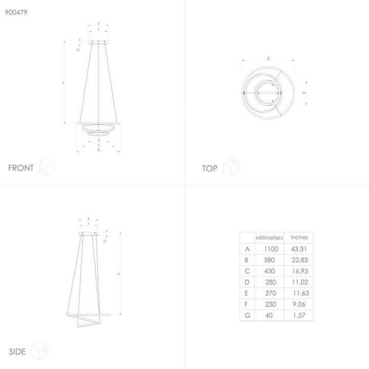 EGLO connect Lobinero-Z LED-Hängelampe Wohnzimmerleuchte Hängeleuchte Leuchte