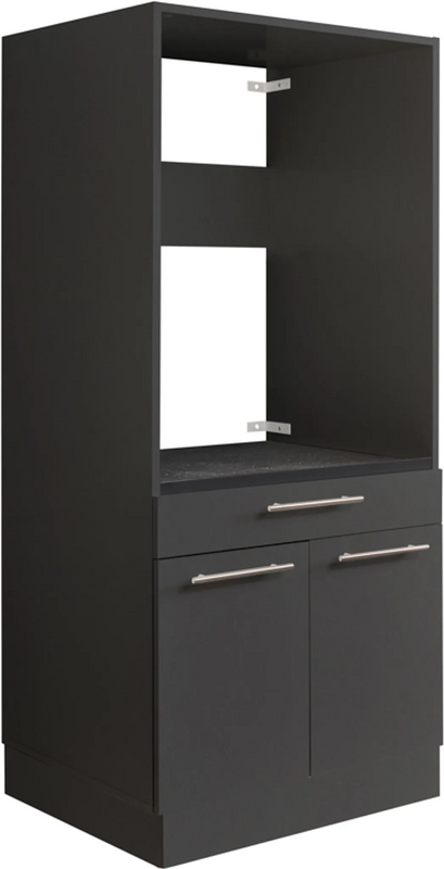 Emob Waschmaschinenumbauschrank Laundreezy B Waschmaschinenschrank Anthrazit 36 B-Ware