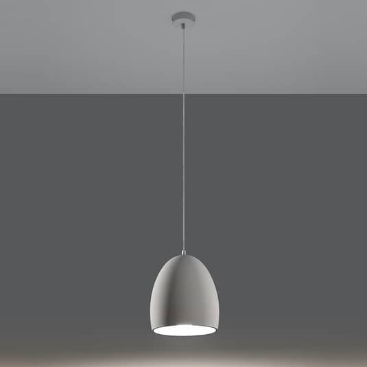 Euluna Hängeleuchte Wula Hängelampe Deckenlampe Lampe Schirm Aus Weißer Keramik B-Ware - 5903282711211