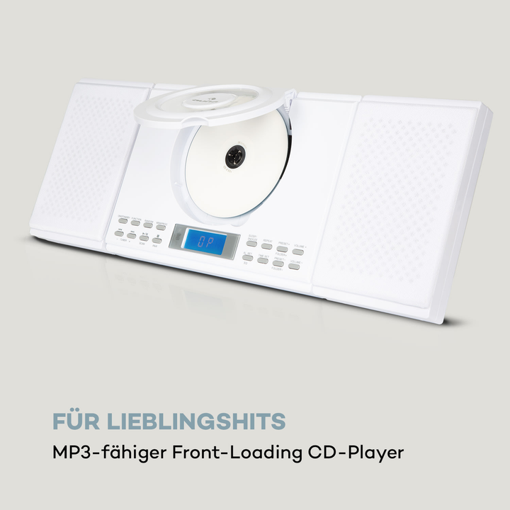 Auna Wallie Microsystem CD-Player Stereoanlagen Musikanlage DEFEKT SIEHE TEXT