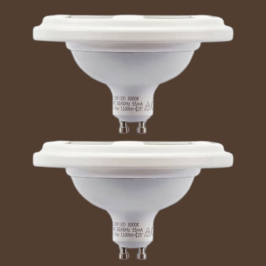 Lampenwelt LED-Reflektor Glühbirne Lampe LED GU10  11,5W dimmbar 3.000K 2 STÜCK