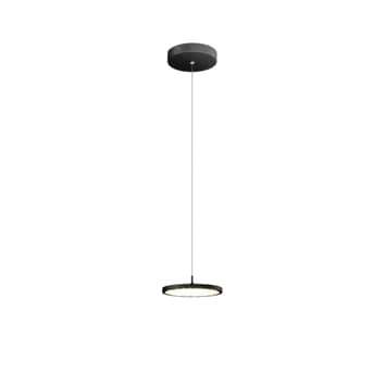 Rothfels Gion LED-Pendellampe Hängeleuchte Hängelampe Lampe 1flammig alu schwarz