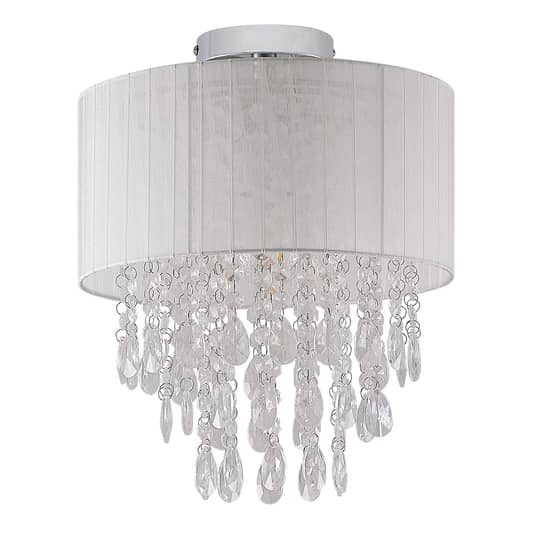 Lindby Ewelina Deckenlampe Deckenleuchte Deckenlicht Lampe mit Acrylglas-Behang