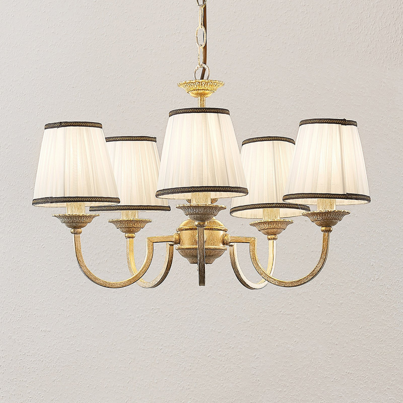 Lindby Lumiel Kronleuchter Fünfflammig Lampe Leuchte Deckenleuchte Deckenlamp915 B-Ware