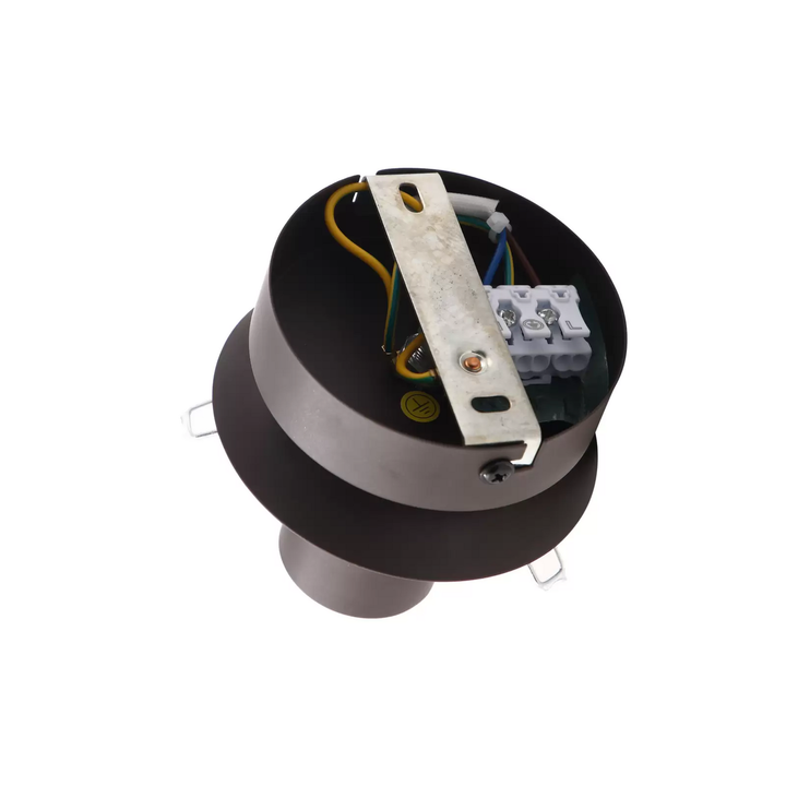 Lindby Deckenlampe Valentina Deckenleuchte Deckenlicht Glas rauchgrau rund Ø25cm