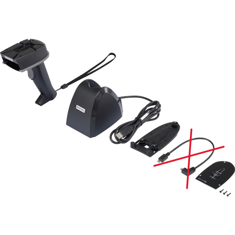 Renkforce RioScan Barcode-Scanner Bluetooth 1D CCD Schwarz SIEHE TEXT/FOTO