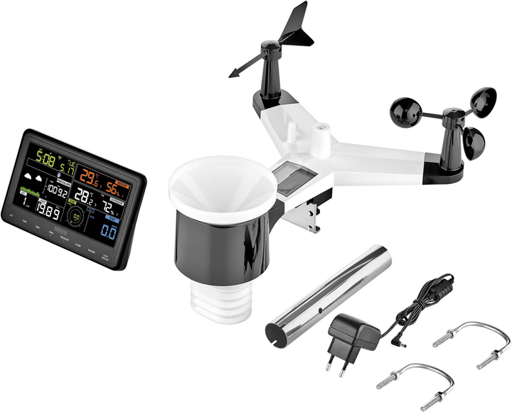 Eurochron Funk Wetterstation Efws 29 Wettermessstation Vorhersage App Wifi Funk B-Ware