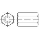 TOOLCRAFT 1067133 Lange Sechskantmuttern M12 DIN 6334 Edelstahl A4 Werkzeug