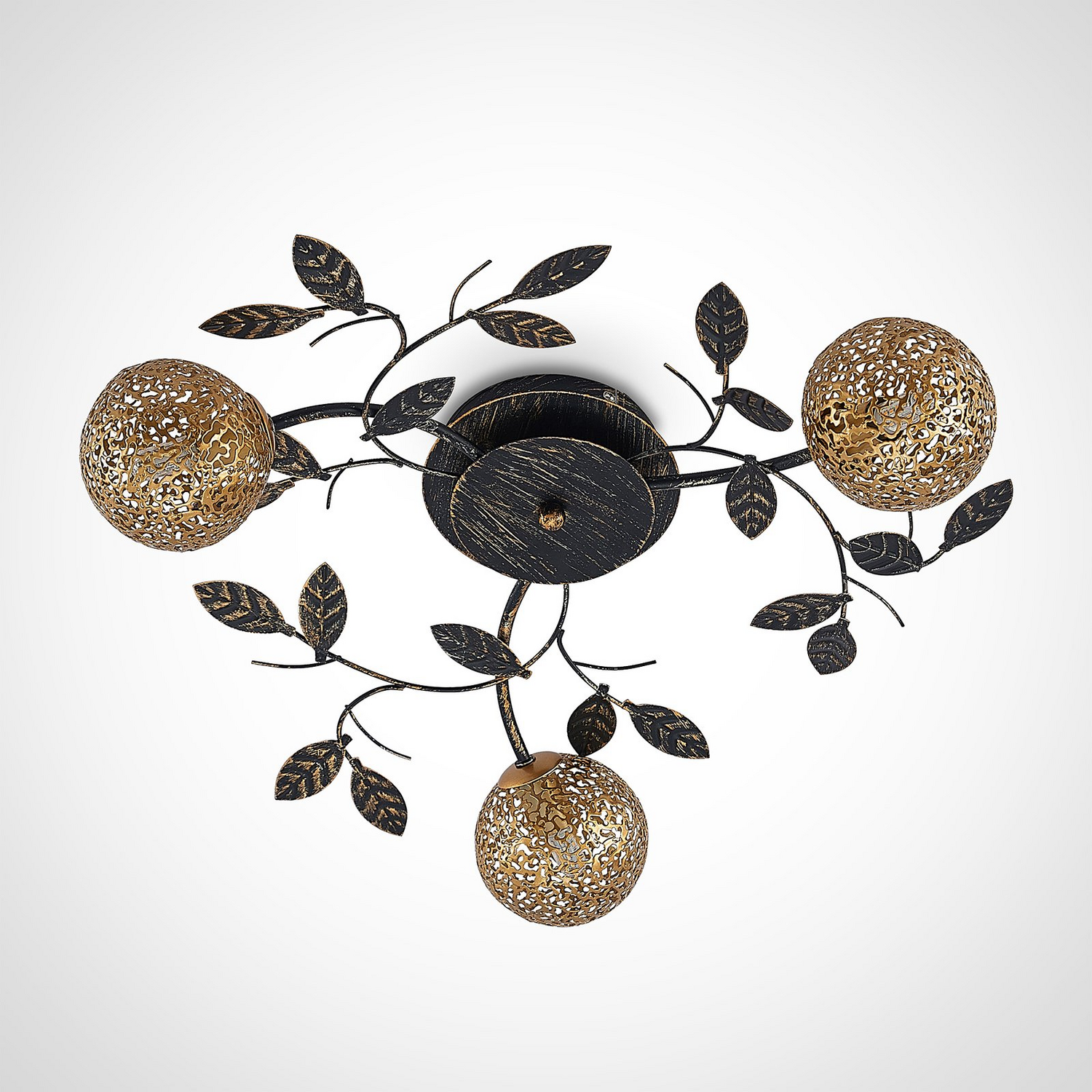 B-Ware Lucande Evory Deckenlampe Rund 3 Fl. Lampe Leuchten Deckenlampe Wohnzimmer 40 W