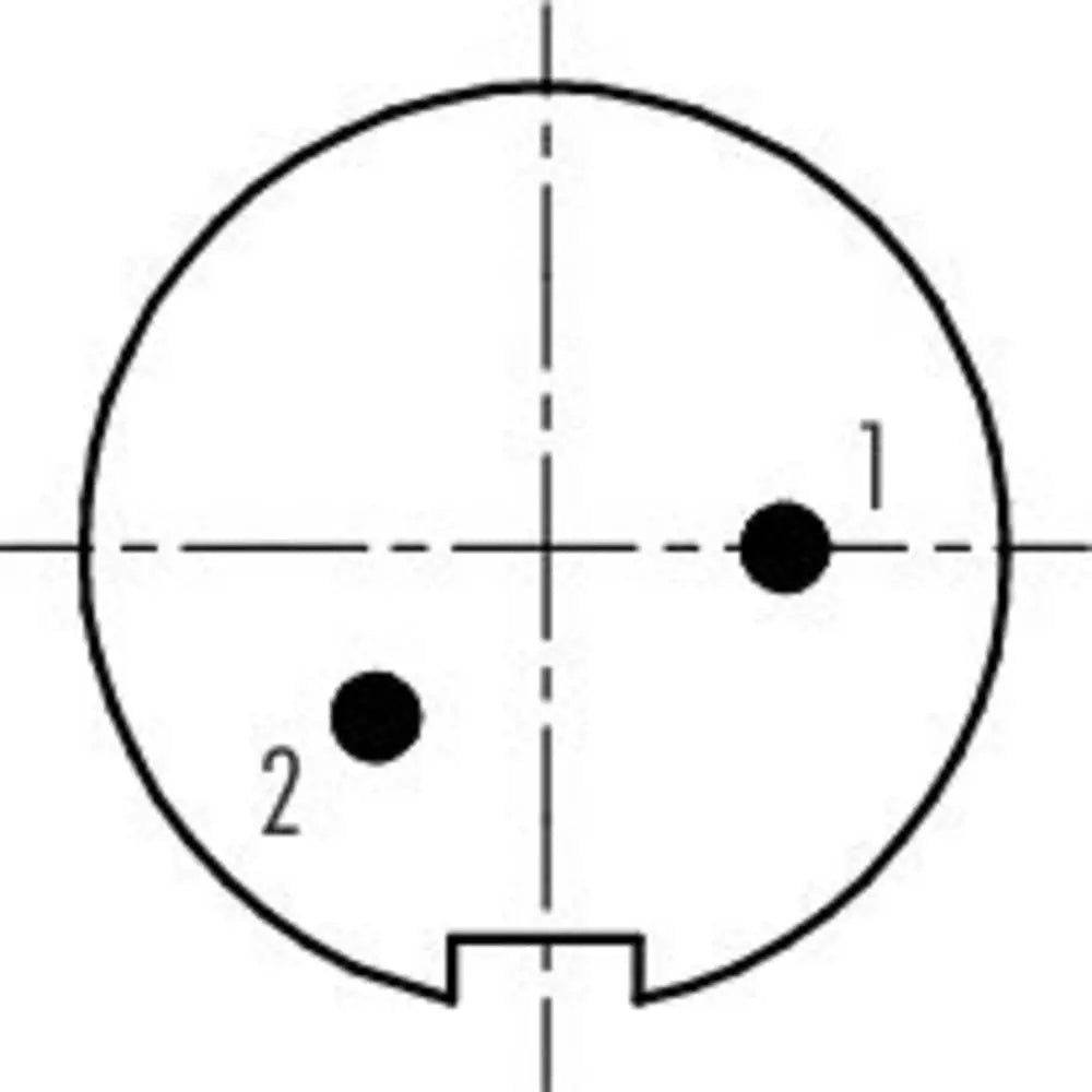 B-Ware Binder Kabelstecker Stecker Rundsteckverbinder Serie 711 Lötanschluss 2 Pol 3 St - 2050010638128