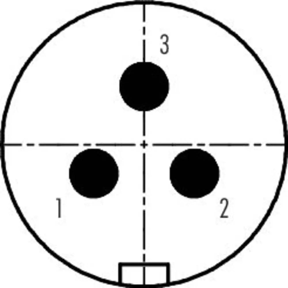 B-Ware Binder Kabelstecker Stecker Rundsteckverbinder 720 Gerade 3polig Löten 20 Stück - 2050010660211
