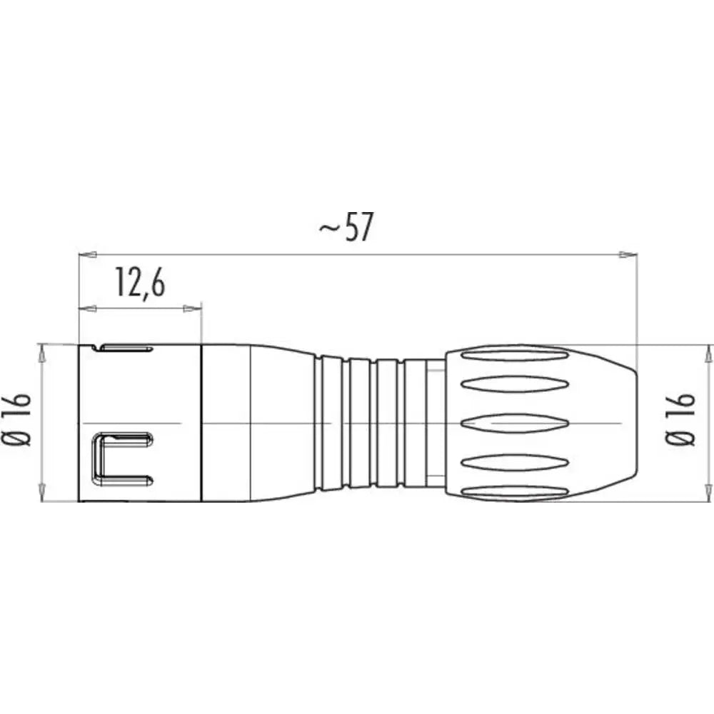 B-Ware Binder Kabelstecker Stecker Verbinder 720 Gerade 5polig Ungeschirmt 10 Stück - 2050010660303