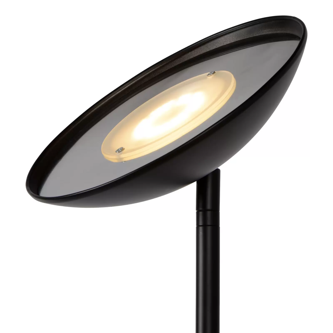 Lucide LED-Deckenfluter Zenith mit LED-Leselampe schwarz Stehlampe Stehleuchte