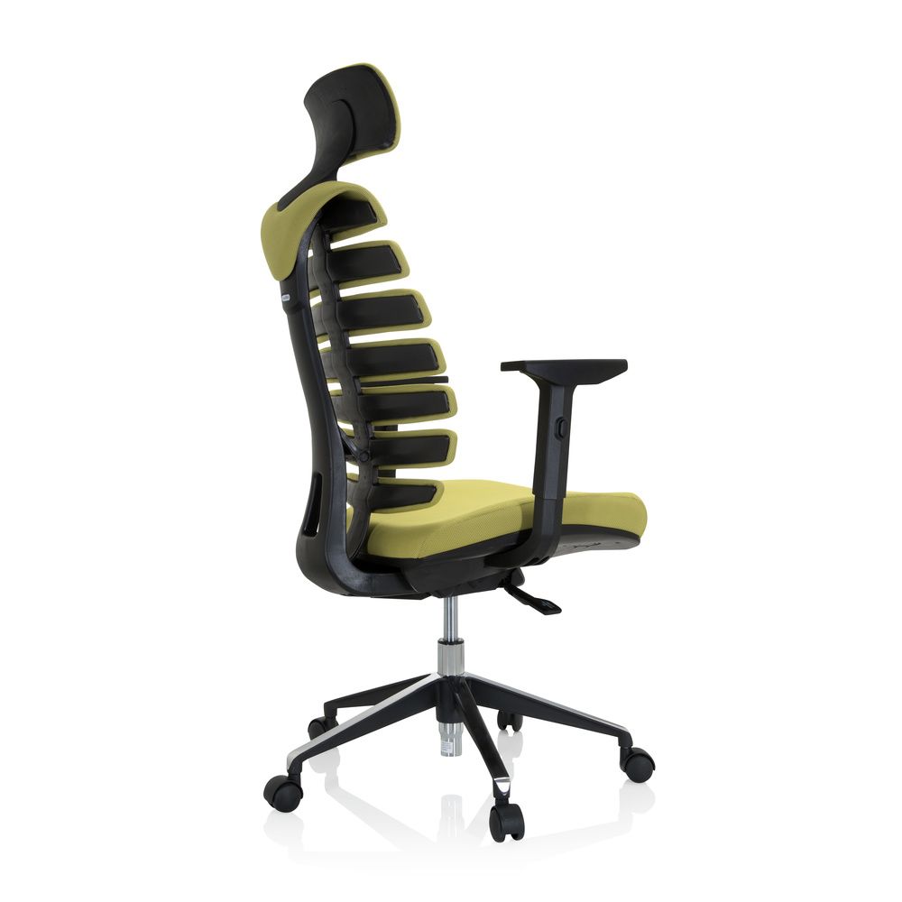 hjh OFFICE Bürostuhl Drehstuhl Chefsessel ERGO LINE II PRO Stoff grün SIEHE TEXT - 4064323013600
