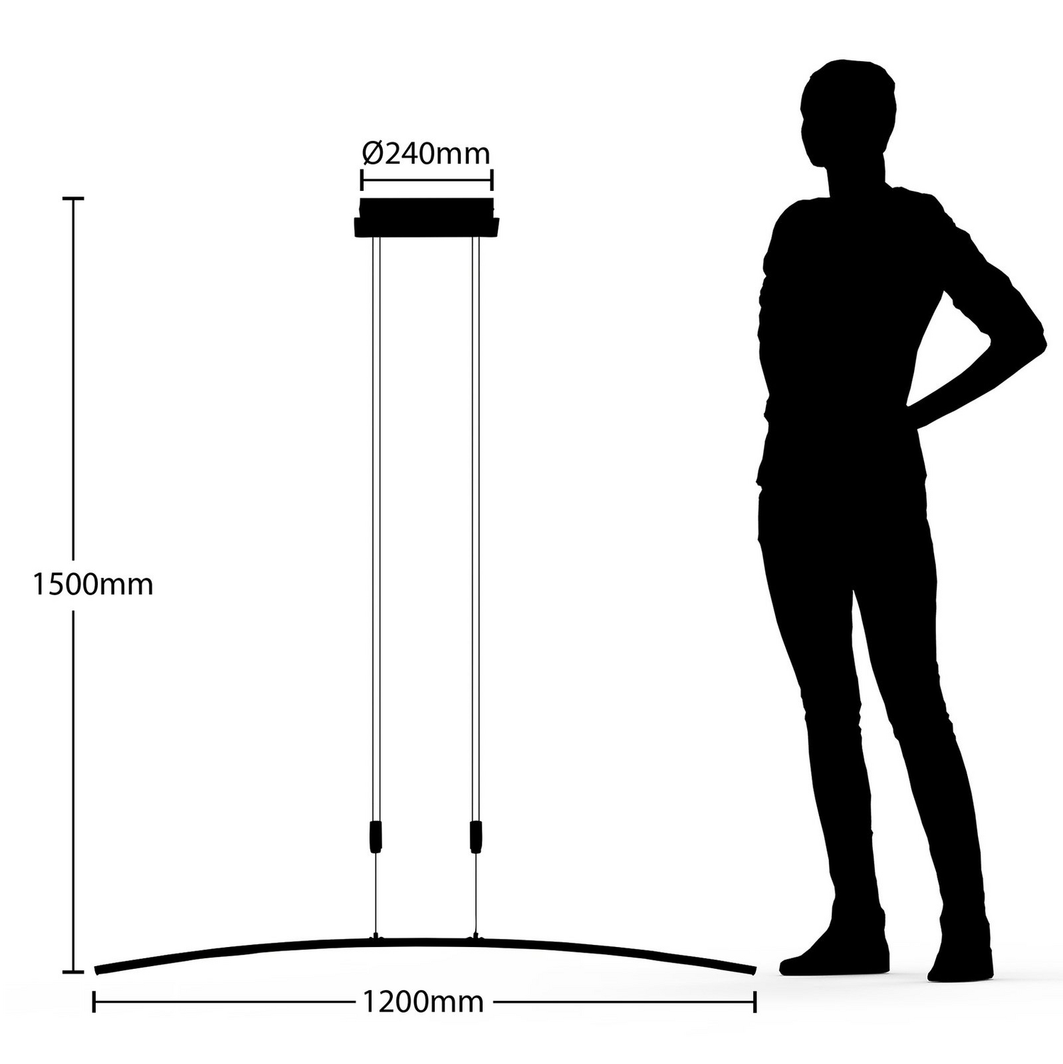 Lindby Phillie Led Hängeleuchte Hängeleuchte Lampe Leuchte 19 W Warmweiß Nickel B-Ware - 4251096587524