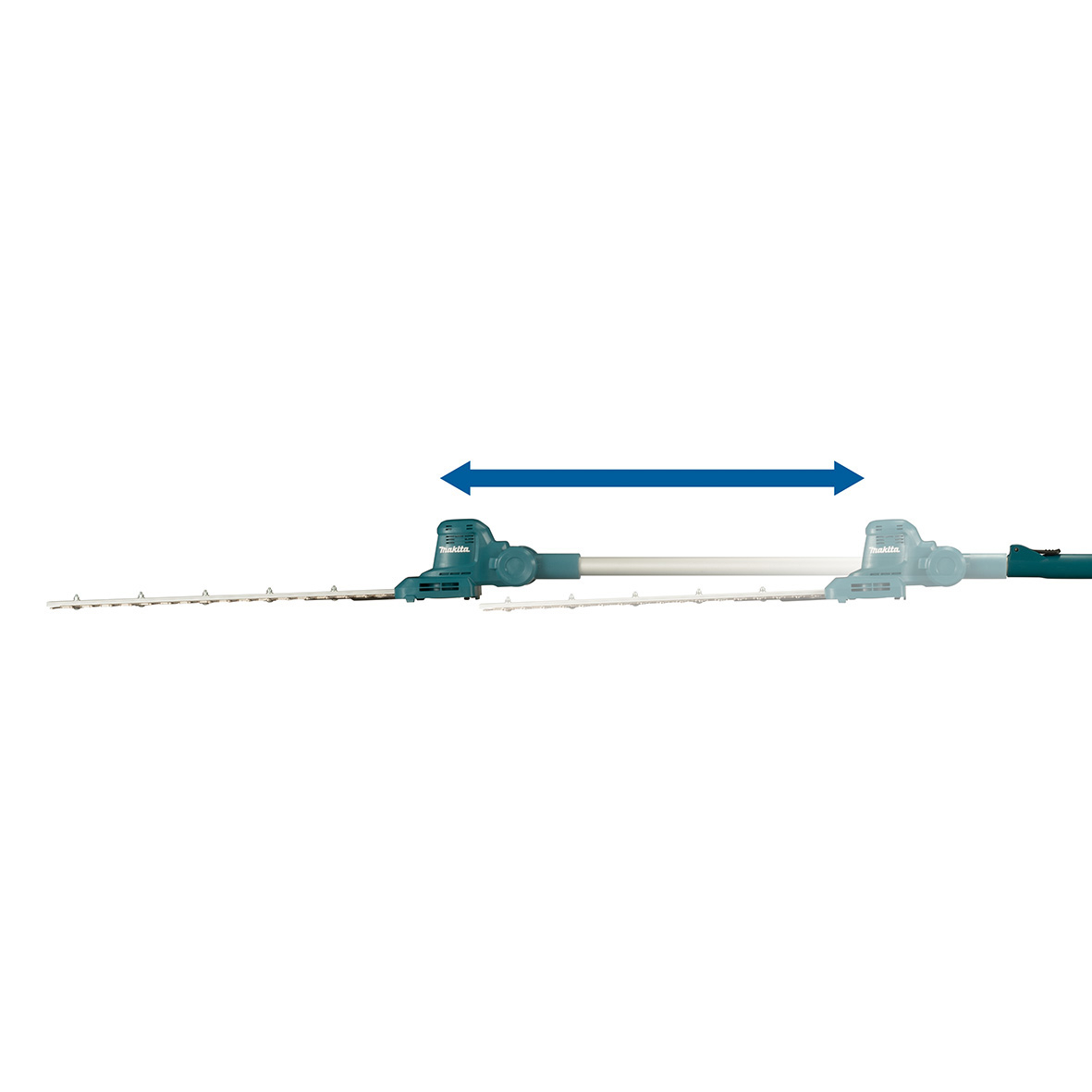B-Ware Makita Dun461 Wz 18 V Akku Teleskopheckenschere Strauchschere Elektro Heckenschere
