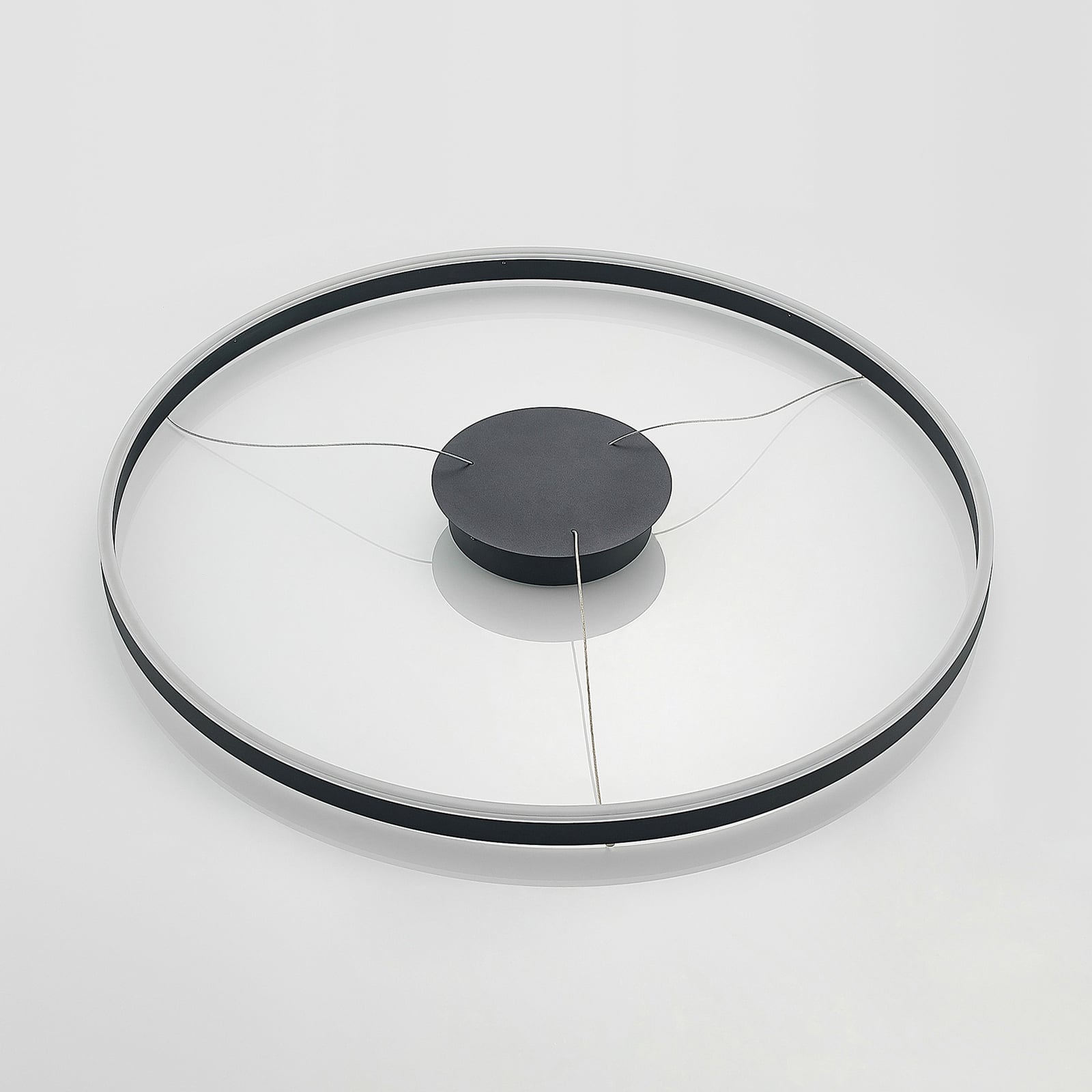 Arcchio Hängeleuchte Pendelleuchte Leuchte Albiona LED dimmbar schwarz Ø80cm - 4251096597530