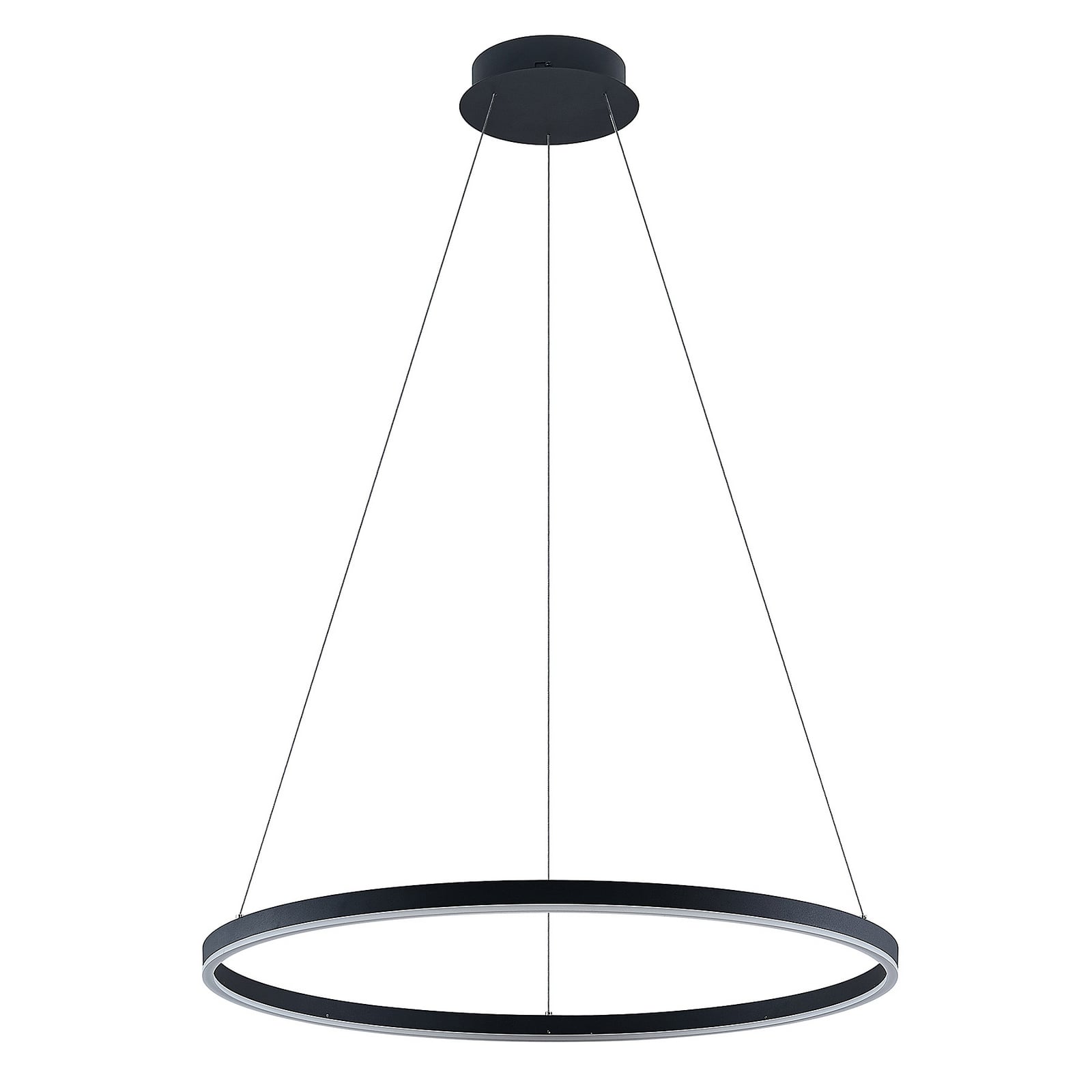Arcchio Hängeleuchte Pendelleuchte Leuchte Albiona LED dimmbar schwarz Ø80cm - 4251096597530