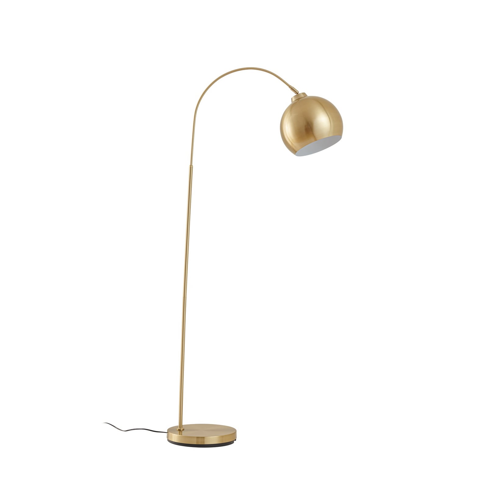 Lindby Bogenstehlampe Moisia LED Stehleuchte Lampe messingfarben 150cm Metall - 4251096562279